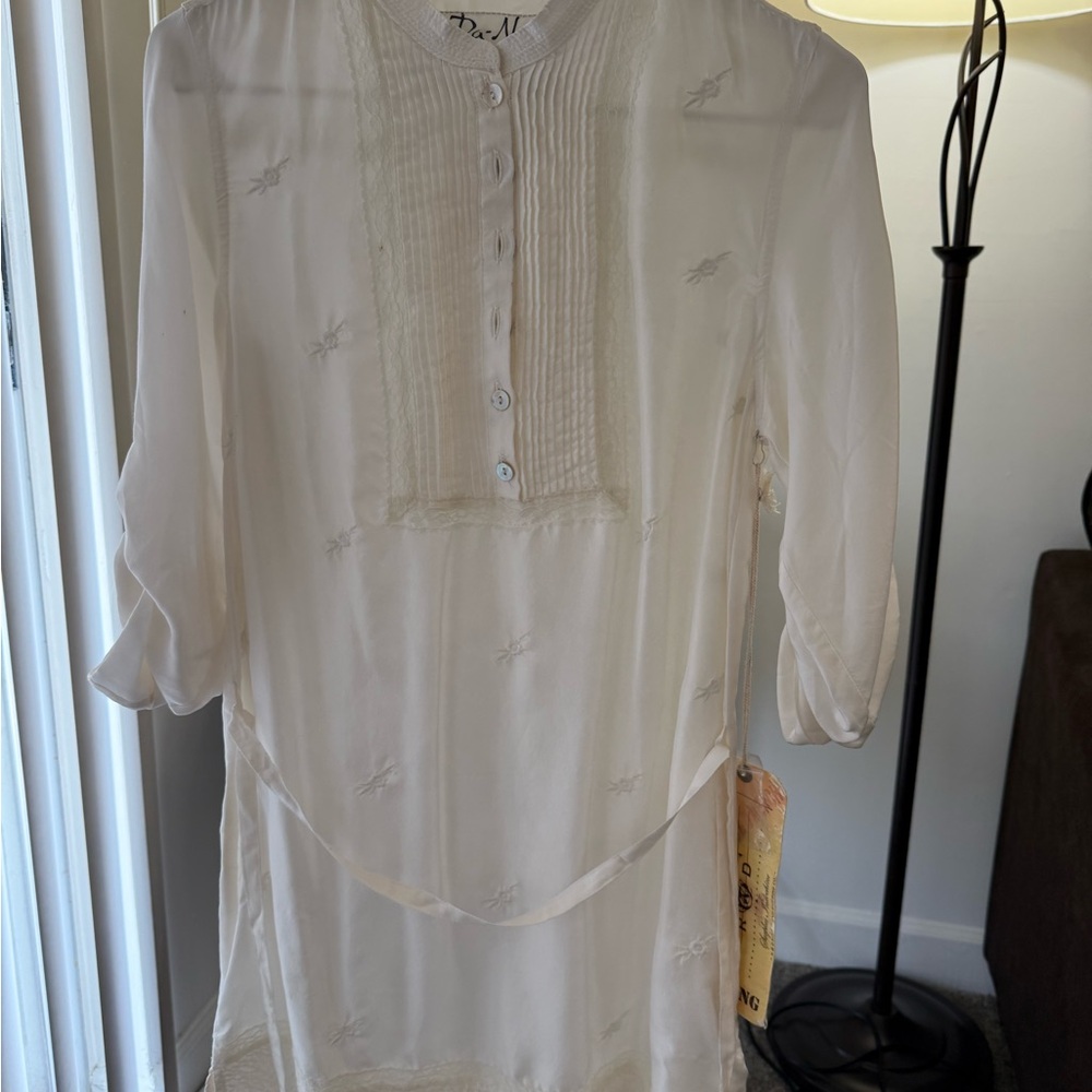 💥Da-Nang Ivory Button-Up Dress💥 - Picture 5 of 5